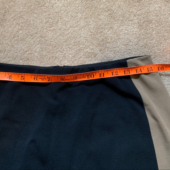 Black and Tan pencil skirt - Picture 3 of 4